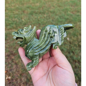 green jade lion 4.7 in